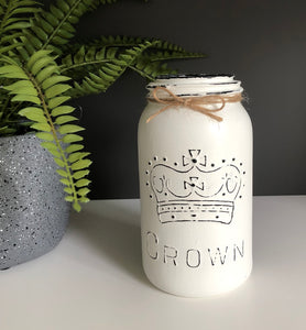 Crown® Quart Size Mason Jar